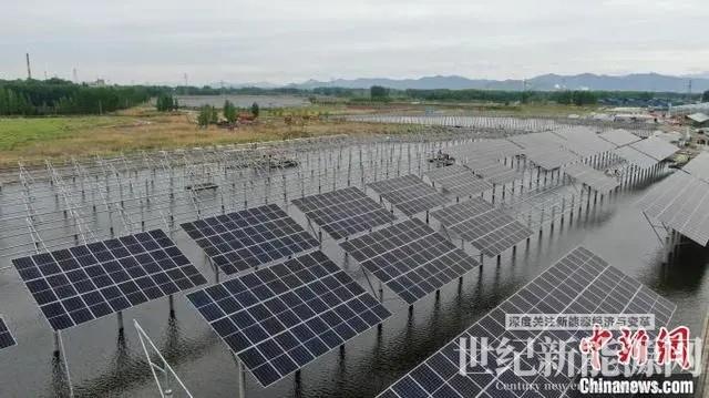 年发电量可达3亿千瓦时 山西电建承建农光互补光伏项目并网发电